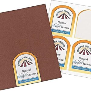 Avery Arched Wine Labels with Sure Feed for Laser Printers, 4.75" x 3.5", 40 White Labels (22826)