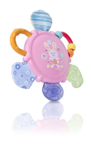 Nuby Look-at-Me Mirror Teether Toy, Colors May Vary