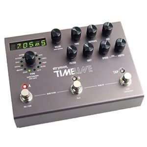 strymon timeline guitar delay pedal with 12 unique delay machines for electric and acoustic guitar, synths, vocals and keyboards​​