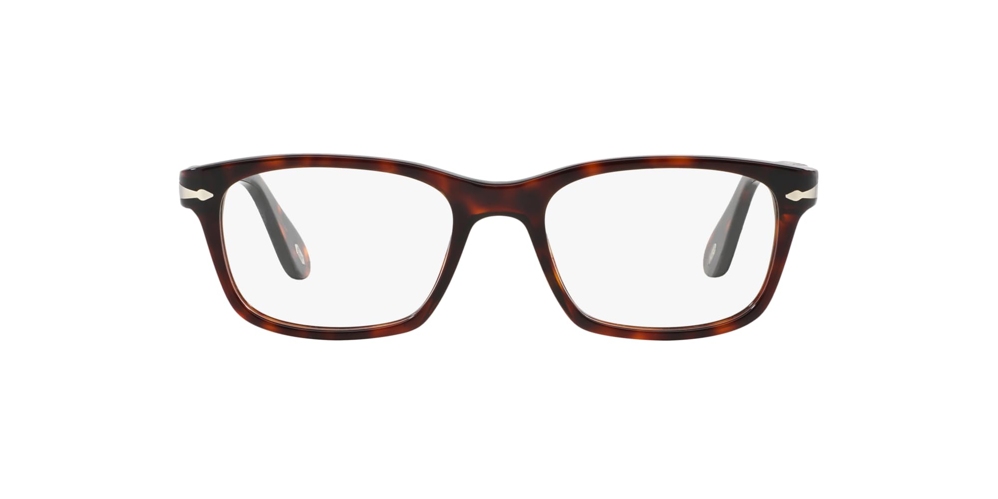 Persol PO3012V Square Prescription Eyewear Frames, Havana/Demo Lens, 54 mm