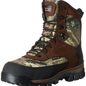 Rocky mens FQ0004755 Mid Calf Boot, Brown and Mossy Oak Break Up Infinity, 10.5 US