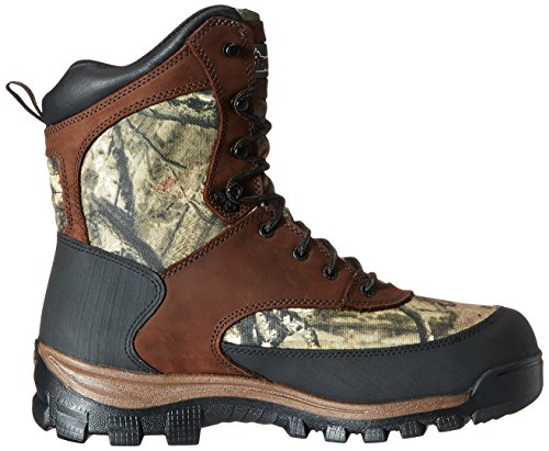 Rocky mens FQ0004755 Mid Calf Boot, Brown and Mossy Oak Break Up Infinity, 10.5 US