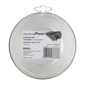 Bosch 2608603254 Standard for INOX-Rapido Straight Cutting disc, White