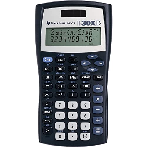 Texas Instruments TI-30XIIS Scientific Calculator, Blue