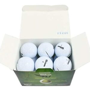 WILSON Staff F.L.I. Golf Balls (Pack of 12) White