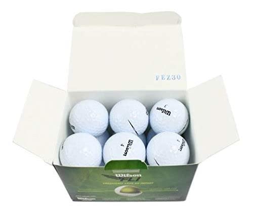 WILSON Staff F.L.I. Golf Balls (Pack of 12) White