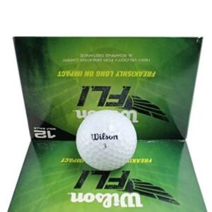 WILSON Staff F.L.I. Golf Balls (Pack of 12) White