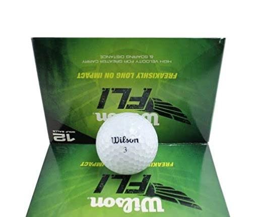 WILSON Staff F.L.I. Golf Balls (Pack of 12) White