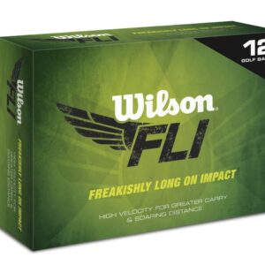 WILSON Staff F.L.I. Golf Balls (Pack of 12) White