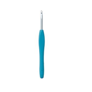 Clover Amour Crochet Hook, 4.50mm, Blue