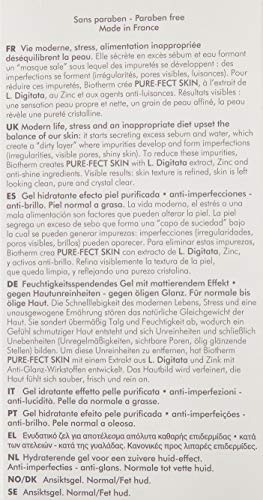 Biotherm Pure-Fect Pure Skin Effect Hydrating Gel Normal to Oily Skin for Unisex, 1.7 Ounce