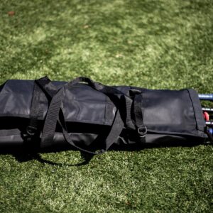 Easton | TEAM HANGING BAT BAG | Holds 10 Baseball / Softball Bats | Includes 3 Fence Hooks + Travel Straps