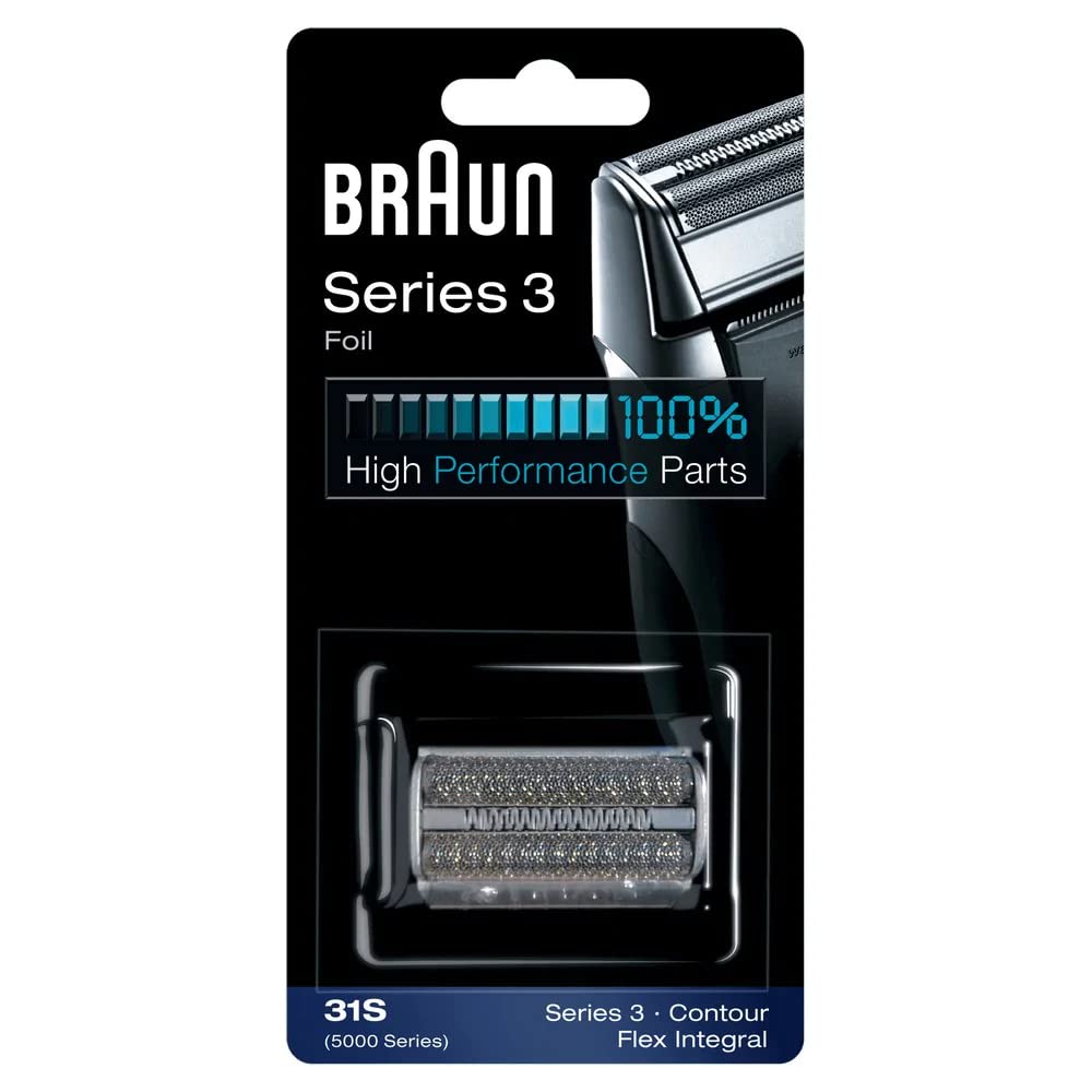 Braun 31S Replacement Foil and Cutter Cassette Multi Silver BLS Combi Pack