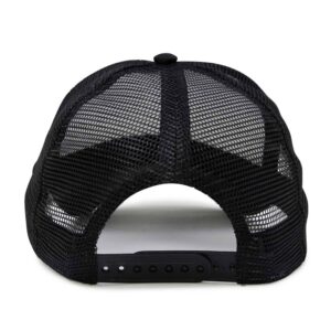 DALIX Two Tone Summer Mesh Cap in Black and White Trucker Hat