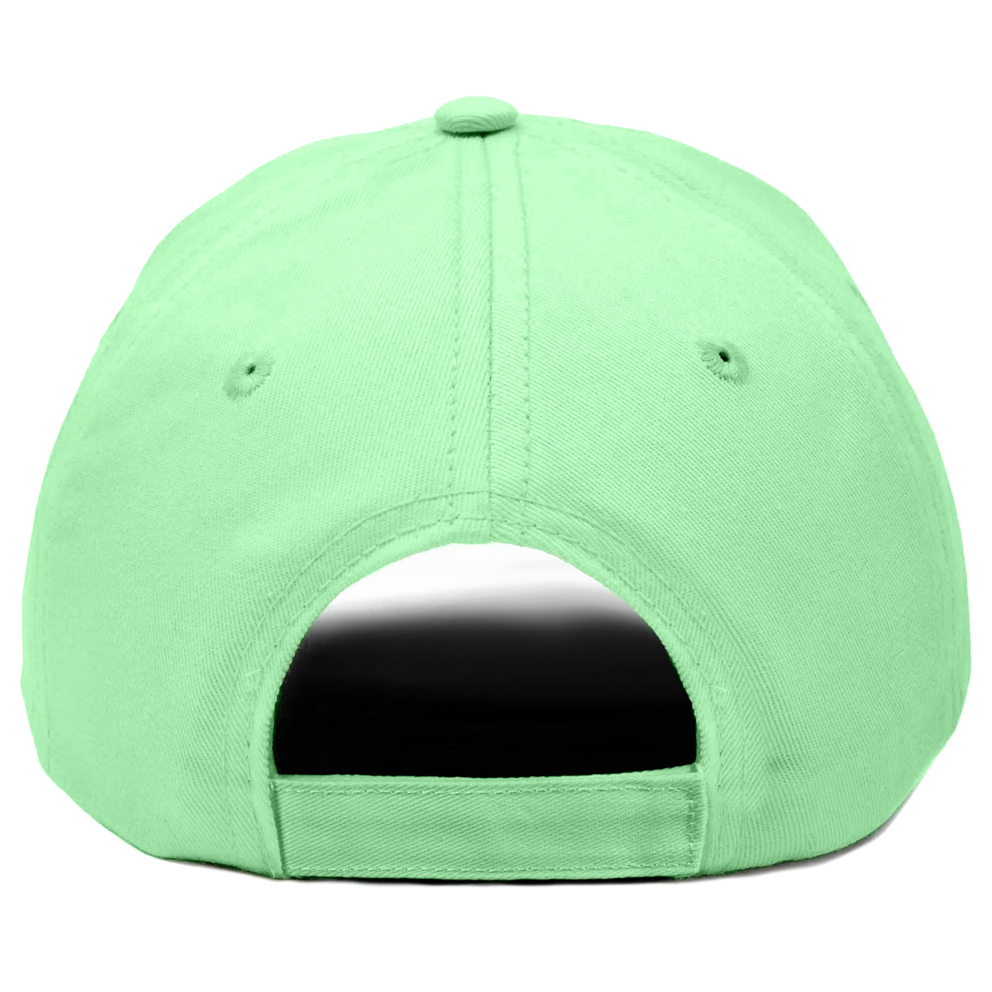 DALIX Womens Hat Lightweight 100% Cotton Cap in Lime Green