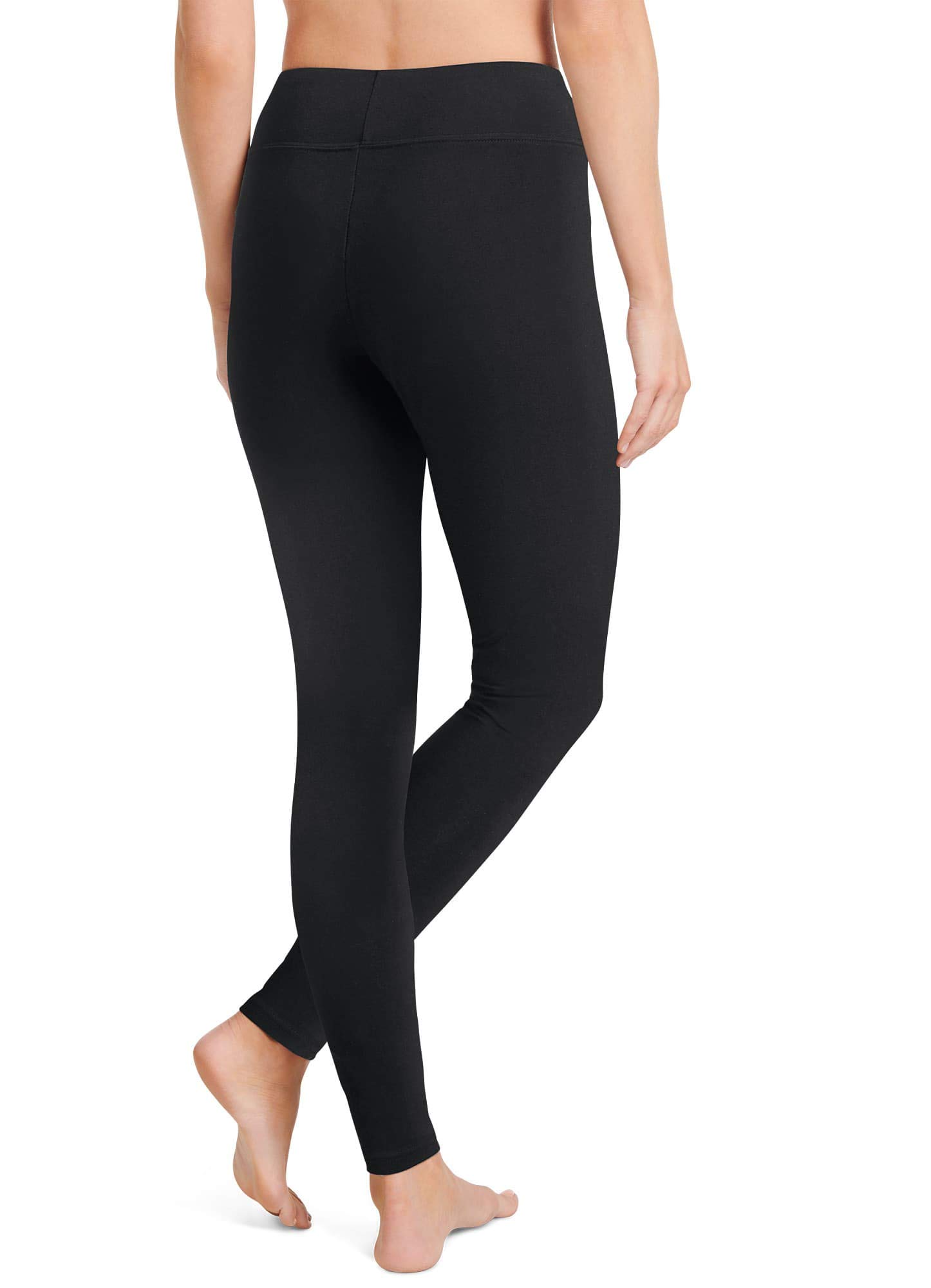 Jockey Women's Activewear Cotton Stretch Ankle Legging, Black, M