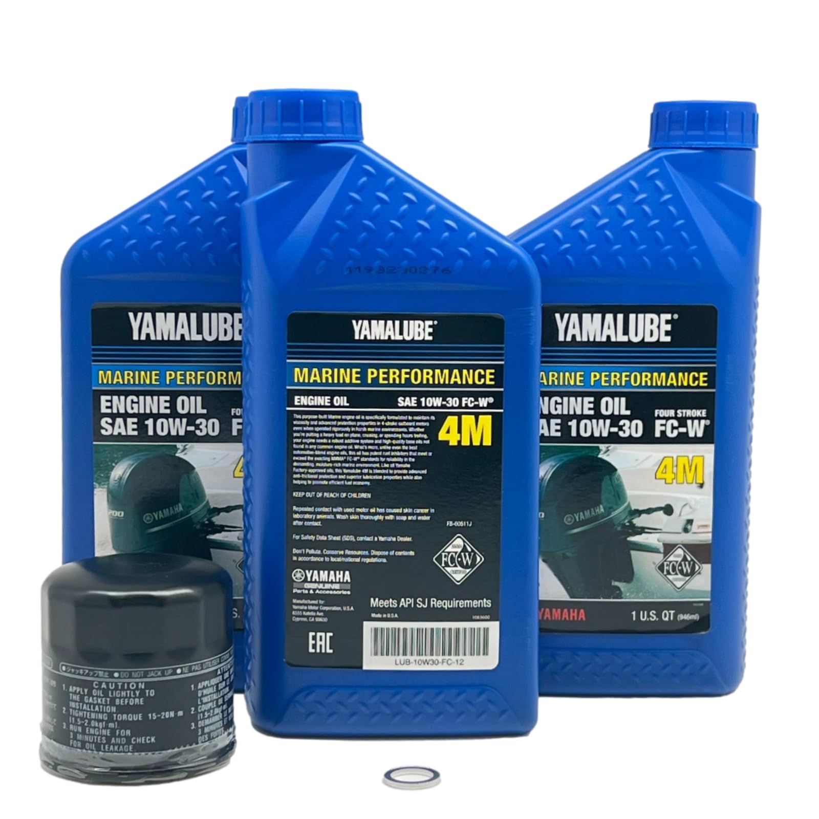 Yamalube-F30 ~ F70 Outboard Oil Change Kit