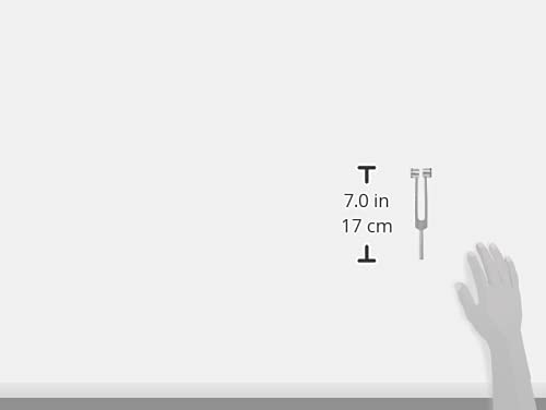 Baseline-12-1467 Aluminum Clinical Grade Nerve/Sensory Tuning Fork, 256 CPS, Weighted