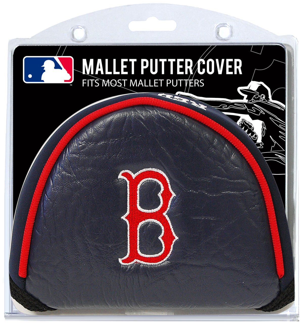 Team Golf MLB Boston Red Sox Golf Mallet Putter Cover Golf Club Mallet Putter Headcover, Fits Most Mallet Putters, Scotty Cameron, Daddy Long Legs, Taylormade, Odyssey, Titleist, Ping, Callaway