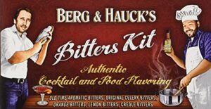 berg & hauck's cocktail bitters sampler set - pack of 5