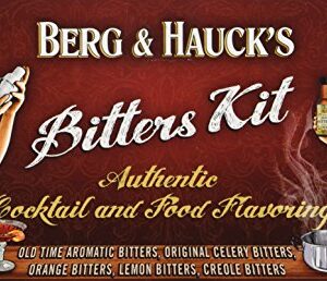 Berg & Hauck's Cocktail Bitters Sampler Set - Pack of 5