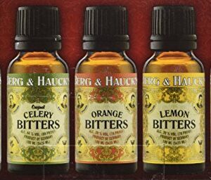 Berg & Hauck's Cocktail Bitters Sampler Set - Pack of 5