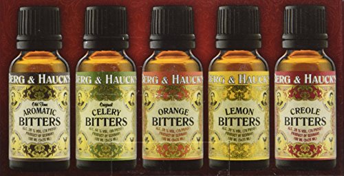 Berg & Hauck's Cocktail Bitters Sampler Set - Pack of 5