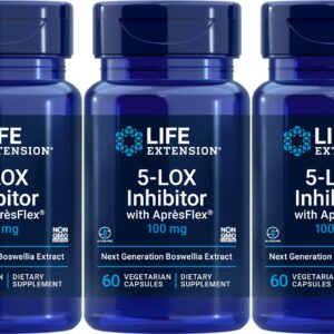 Life Extension - 5-Lox Inhibitor with Apresflex - 100 Mg - 60 Vcaps (Pack of 3)