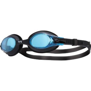 tyr kids swimple swim goggle, black/blue