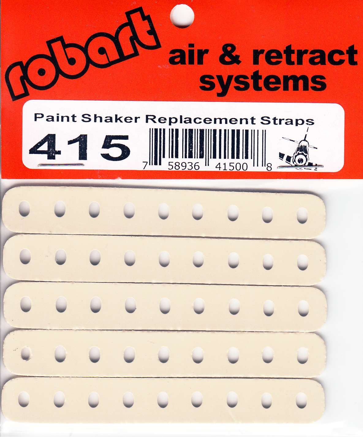 RBT415 Robart Paint Shaker Replacement Straps (5 pcs)