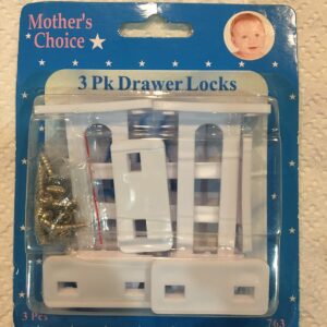 Mother's Choice 3 Pk Drawer Locks