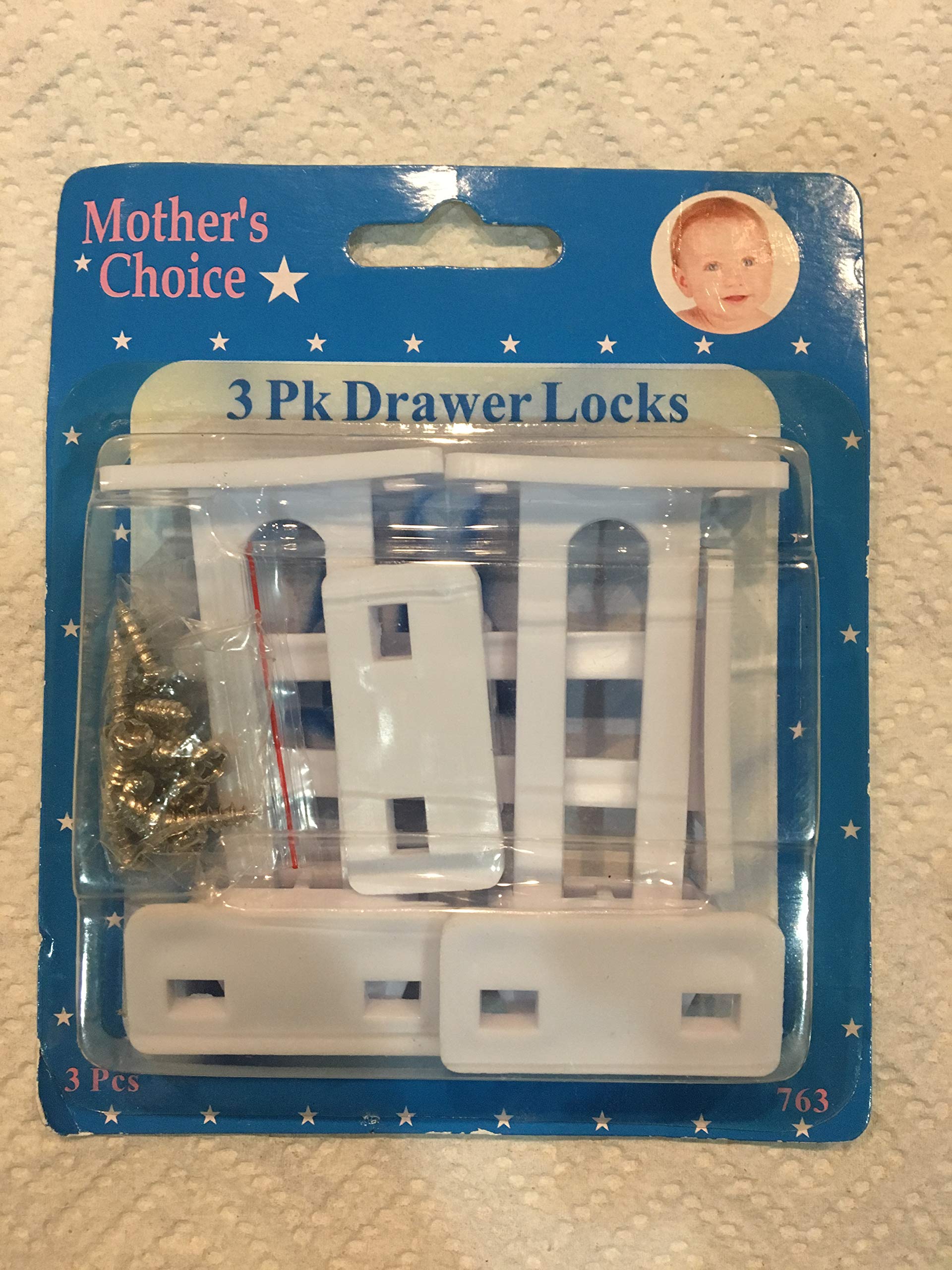 Mother's Choice 3 Pk Drawer Locks