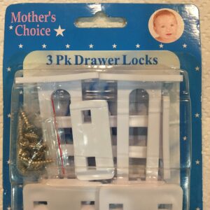 Mother's Choice 3 Pk Drawer Locks