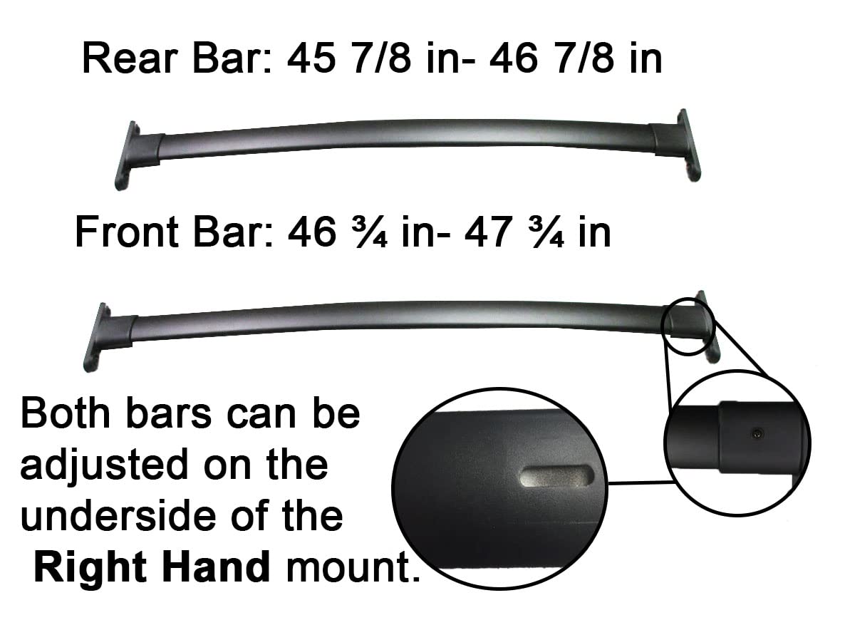 BRIGHTLINES Cross Bars, Roof Racks Replacement for 2011-2015 Ford Explorer