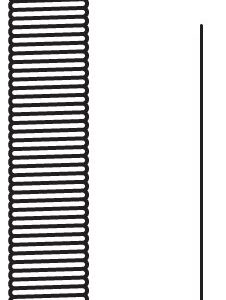 Prime-Line SP 9637 Extension Spring, Spring Steel Construction, Nickel-Plated Finish, 0.105 GA x 1 In. x 12 In., Single Loop Open (Single Pack)