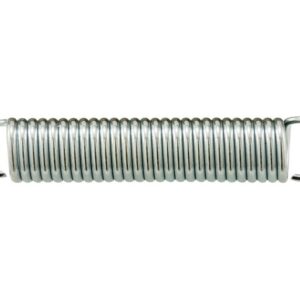 Prime-Line SP 9605 Extension Spring, Spring Steel Construction, Nickel-Plated Finish, 0.047 GA x 7/16 In. x 1-7/8 In., Closed Single Loop, (2 Pack)