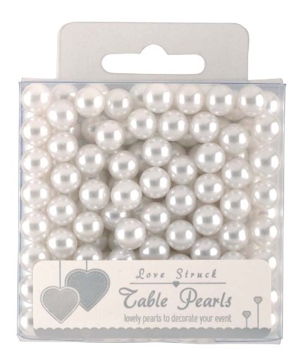 Ginger Ray Table Scatter Pearls/Confetti, Off-White (LS-707)