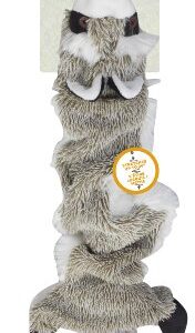 Ethical Pet SPOT Bungee Skinneeez | Stuffingless Plush Animal Toy for Dogs | Interactive Dog Toys | Raccoon | Expands 36" Long