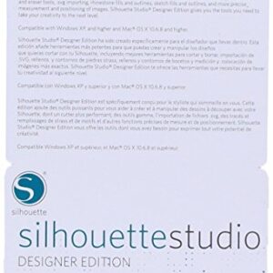 Silhouette Studio Designer Edition Software Card for Scrapbooking