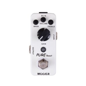 mooer pure boost, clean boost pedal