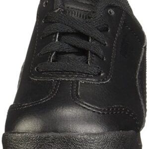 PUMA unisex child Roma Basic Sneaker, Black/Black, 9 Toddler US