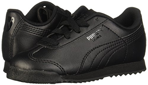 PUMA Roma Basic Kids Sneaker (Toddler/Little Kid/Big Kid) , Black/Black, 6 M US Toddler