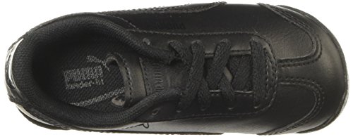 PUMA Roma Basic Kids Sneaker (Toddler/Little Kid/Big Kid) , Black/Black, 6 M US Toddler