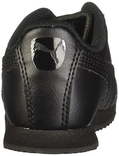 PUMA Roma Basic Kids Sneaker (Toddler/Little Kid/Big Kid) , Black/Black, 6 M US Toddler