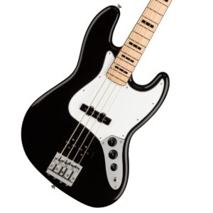 fender geddy lee jazz bass, black, maple fingerboard