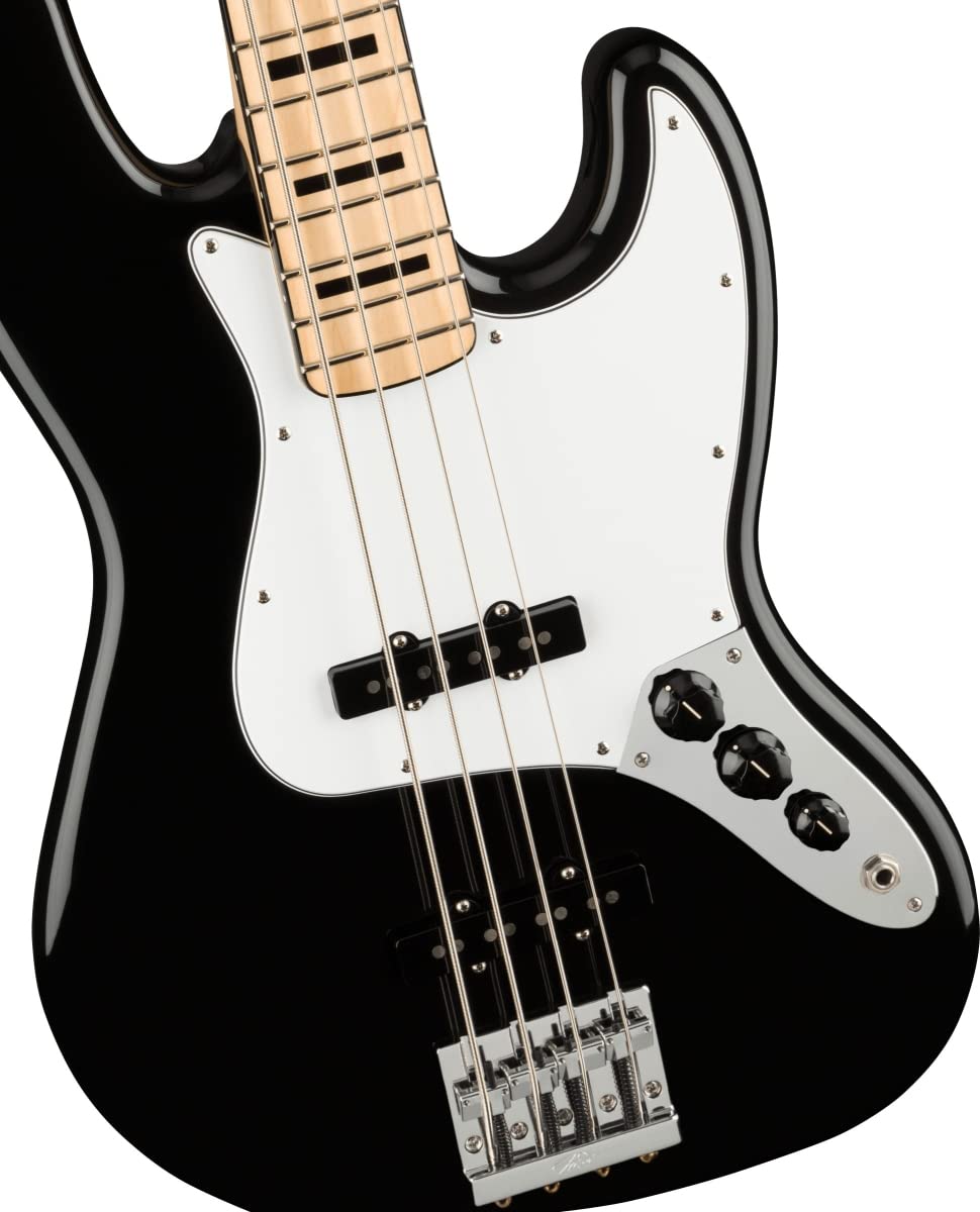 Fender Geddy Lee Jazz Bass, Black, Maple Fingerboard