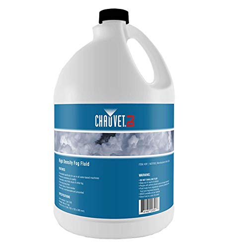 CHAUVET DJ HDF 1 Gallon of High Density Fog/Smoke Juice Fluid Hurricane Machines - 2 Pack