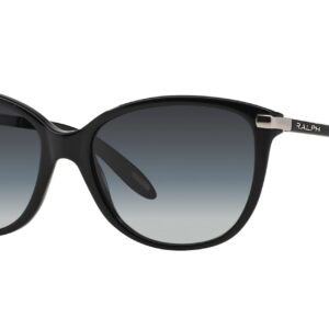 Ralph Sunglasses Black Frame, Grey Gradient Lenses, 57MM