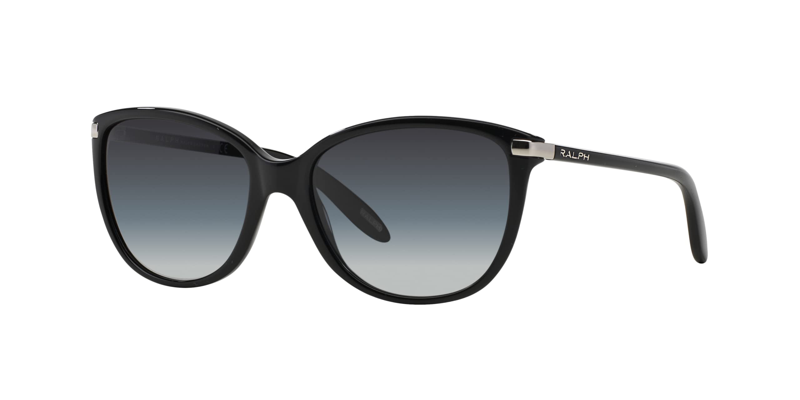 Ralph Sunglasses Black Frame, Grey Gradient Lenses, 57MM