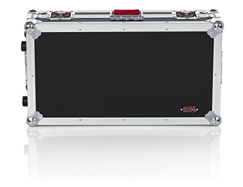 Gator Cases G-TOUR Series Gutiar Pedal board with ATA Road Case, Wheels and Pull Handle; Large: 24" x 11" (G-TOUR PEDALBOARD-LGW) , Black